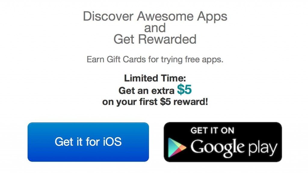 discover awesome apps and get rewarded