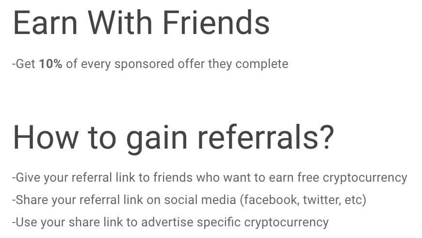 earncrypto review refer a friend