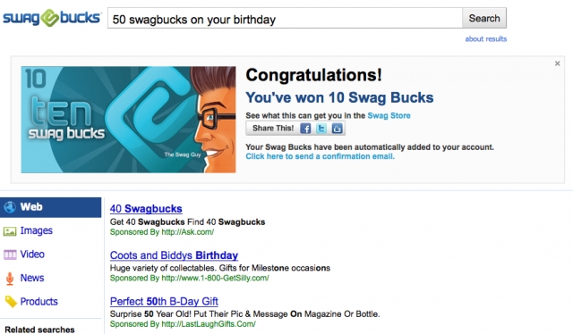 swagbucks earn points