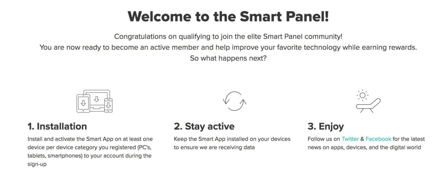 smart panel app how it works