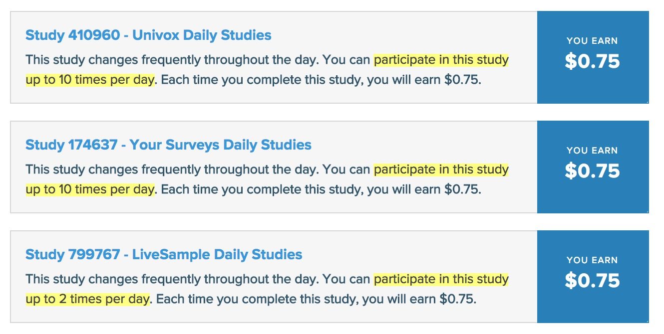 vindale research review take surveys