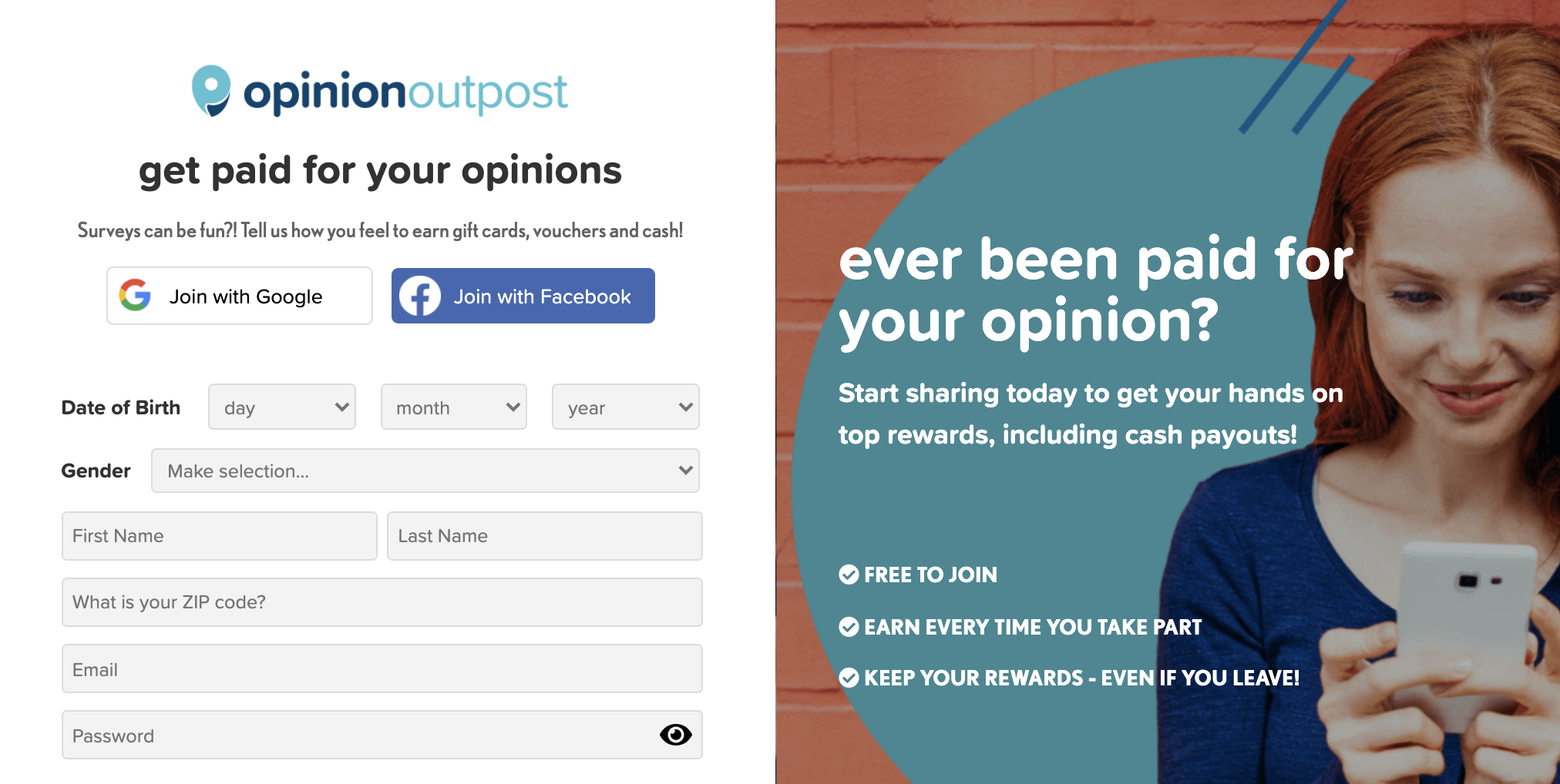 earn free visa gift cards with opinion outpost