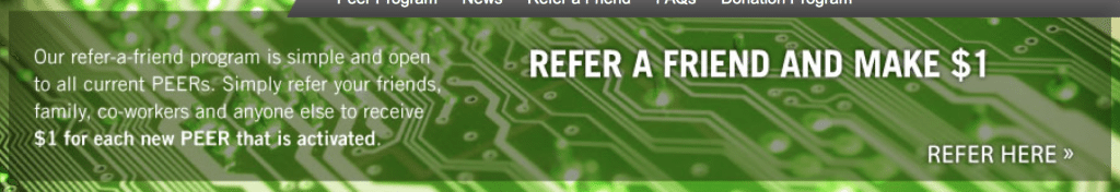 gomez peer zone refer a friend program