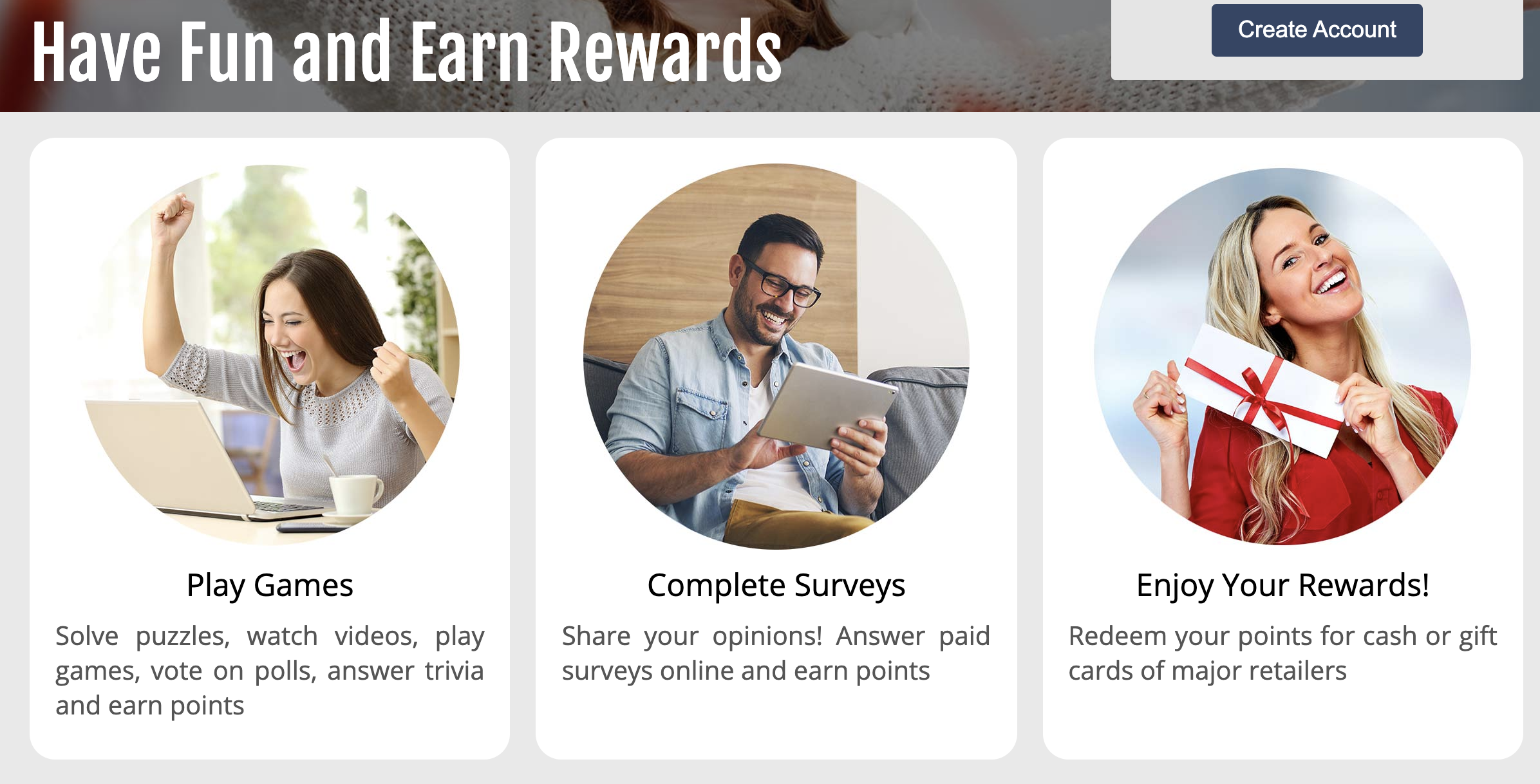 have fun and earn rewards with rewardia